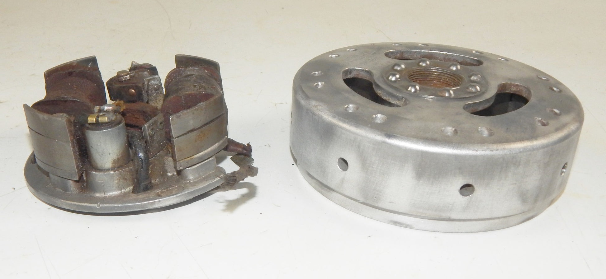 MAGNETI MARELLI MVA13A MOTORCYCLE POINT IGNITION FLYWHEEL STATOR OD=140mm VINTAG - MotoRaider
