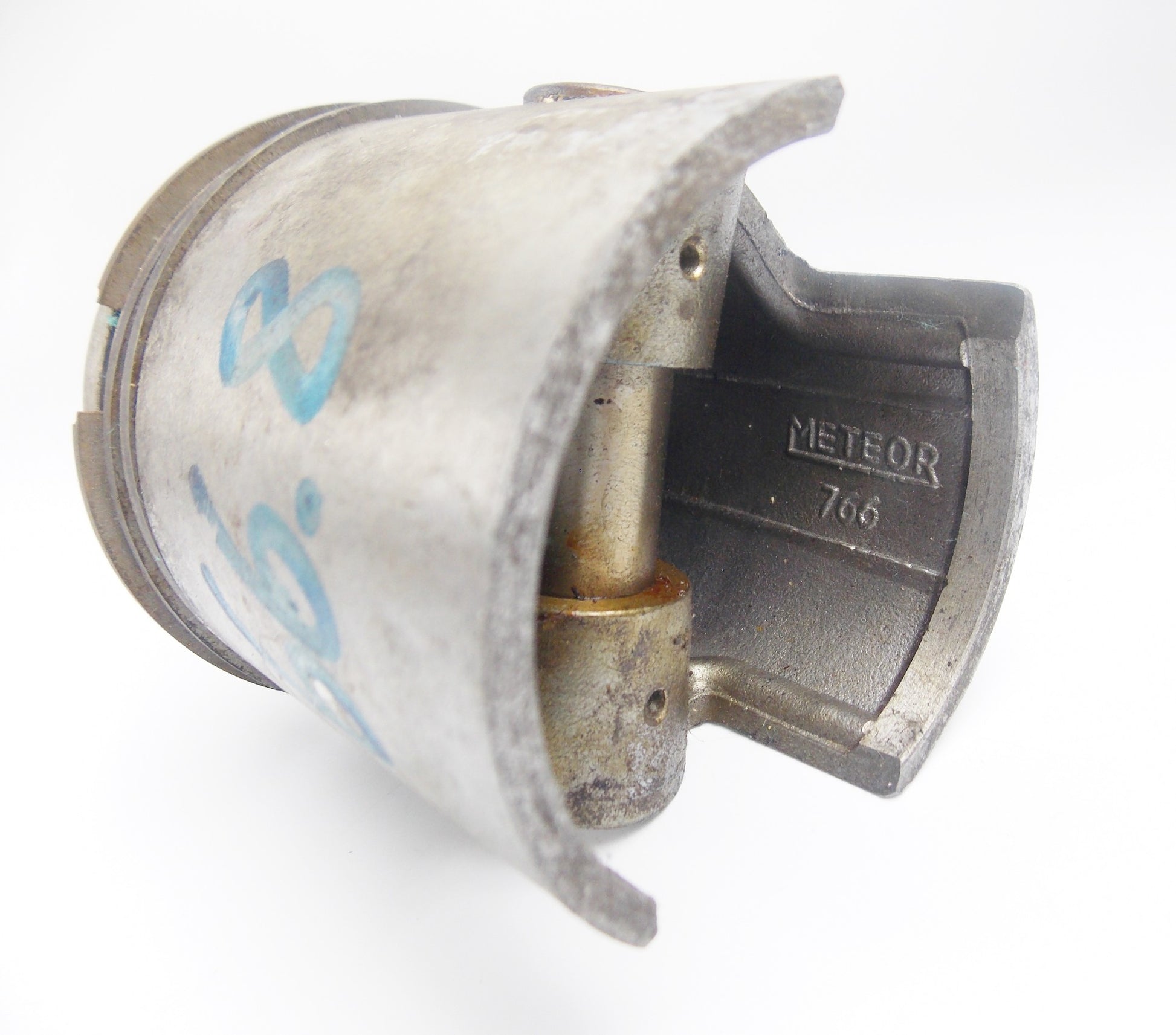 METEOR PISTON + PIN + RINGS DIAMETER 66.8 mm LAMBRETTA 175cc MOTOR SCOOTER ITALY - MotoRaider
