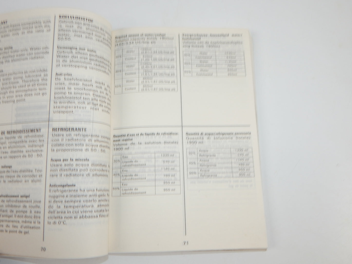 1990 SUZUKI GSF400 USER OWNER MANUAL BOOK 99011-10D51-02E MULTI LANGUAGE VINTAGE - MotoRaider