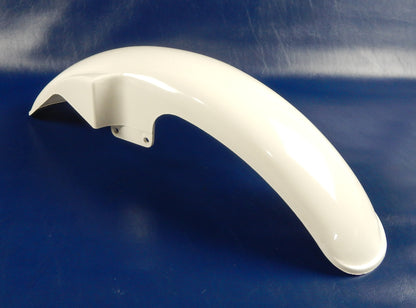 OEM LAVERDA 1990 LB-1 SPORT FRONT FENDER WHITE PLASTIC L=26" W=5" VINTAGE ITALY - MotoRaider
