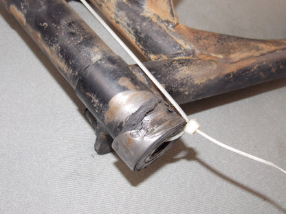 OEM YAMAHA 1976 YZ400 FRAME REAR SWING ARM CHASSIS YZ 400 - MotoRaider