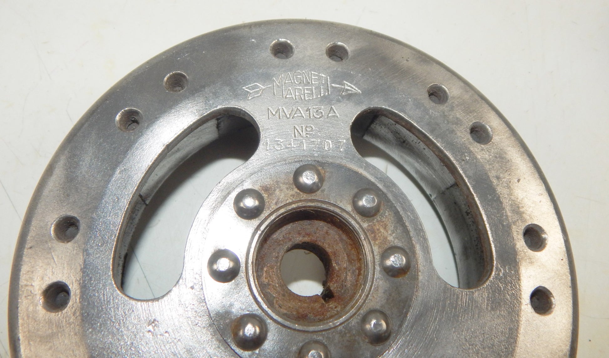MAGNETI MARELLI MVA13A MOTORCYCLE POINT IGNITION FLYWHEEL STATOR OD=140mm VINTAG - MotoRaider