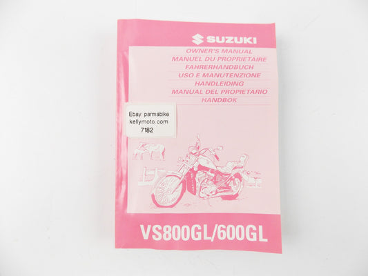 1996 SUZUKI VS80OGL VS600GL OWNER USER MANUAL BOOK CATALOG 99011-39A56-042 - MotoRaider