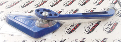 DE PRETTO LEFT MIRROR STRIKE 5 POSITION BLUE ALLOY BILLET R-0504BL/SX GENERIC - MotoRaider
