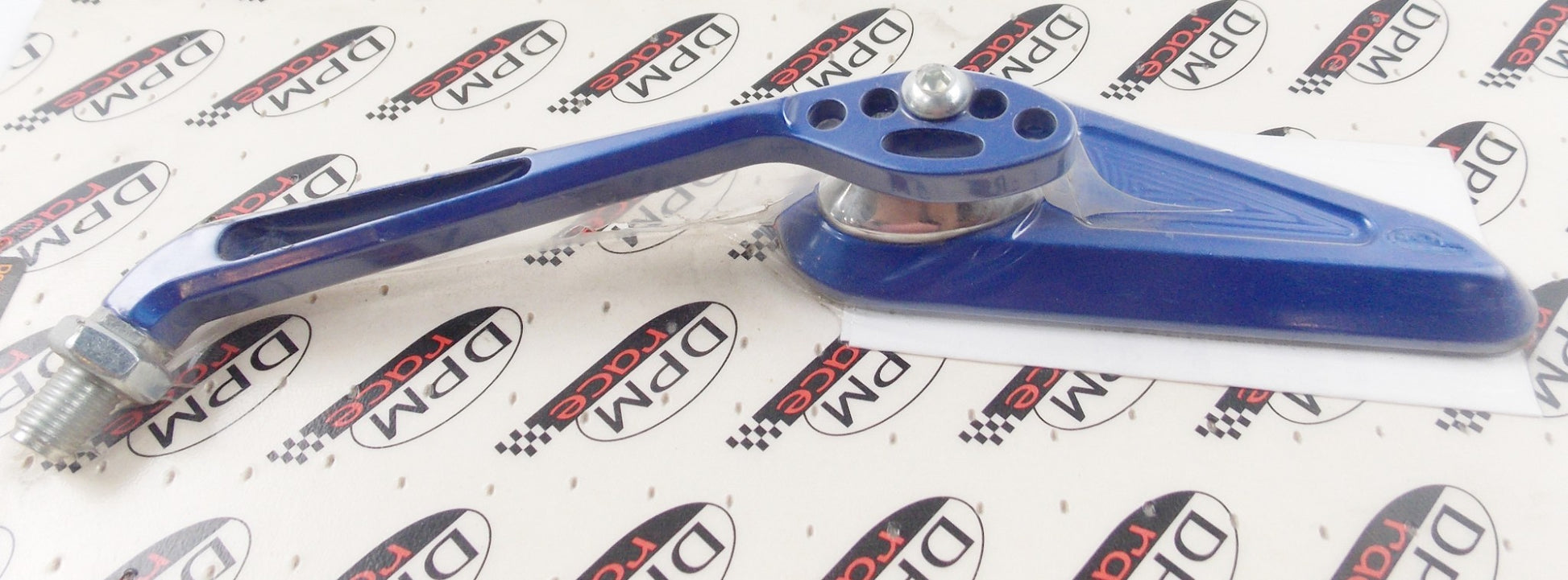 DE PRETTO LEFT MIRROR STRIKE 5 POSITION BLUE ALLOY BILLET R-0504BL/SX GENERIC - MotoRaider