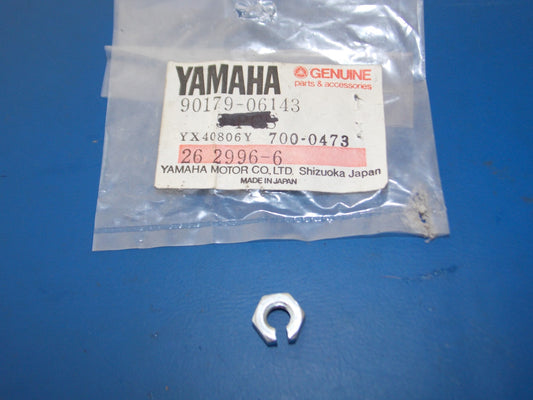 NOS YAMAHA 1963-1983 YG1/5 YA6 YL1/2 YAS1 AS2 GT80 SPECIAL SHAPE NUT 90179-06143 - MotoRaider