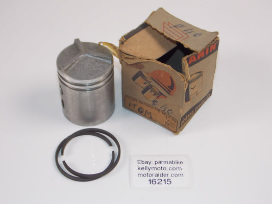 NOS DINAMIN MOTOCYCLE 31 PISTON 40MM + RINGS VINTAGE ITALY #16215 - MotoRaider