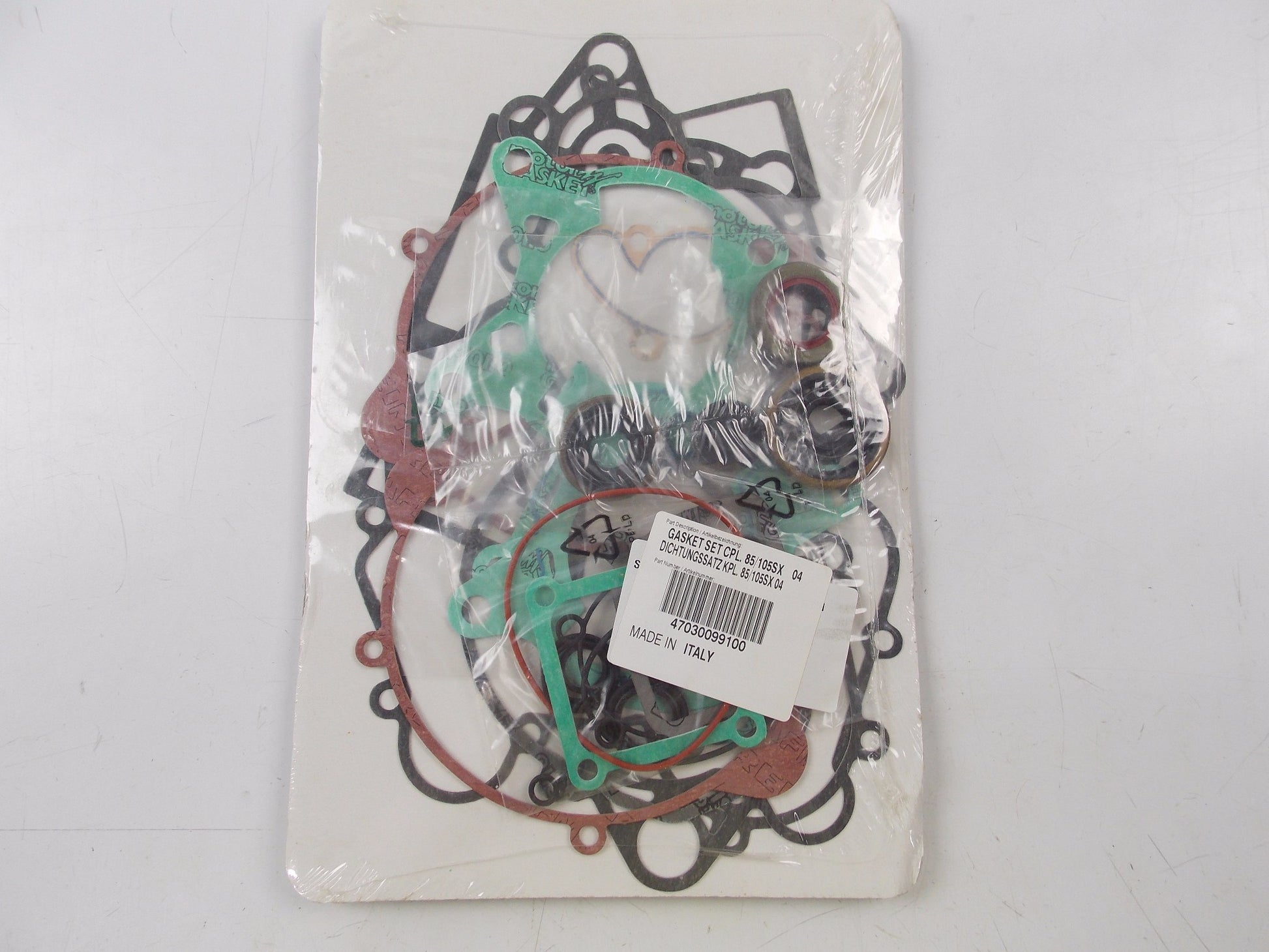 NOS OEM KTM 2003-2005|2010-2017 85SX GASKET SET CPL. 85/105SX 04 47030099100 - MotoRaider