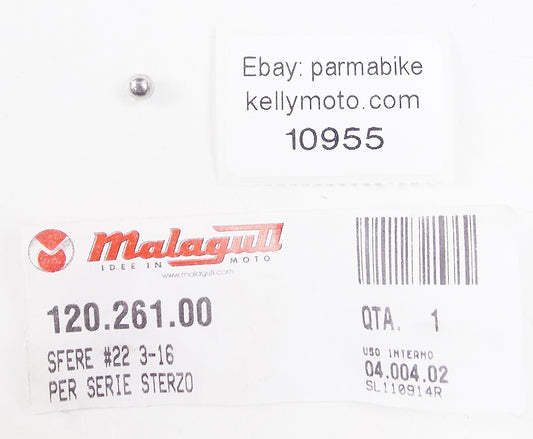 OEM MALAGUTI  MADISON CIAK GRIZZLY STEERING BALL CAGES QTY:20 3/16" | 120.261.00 - MotoRaider