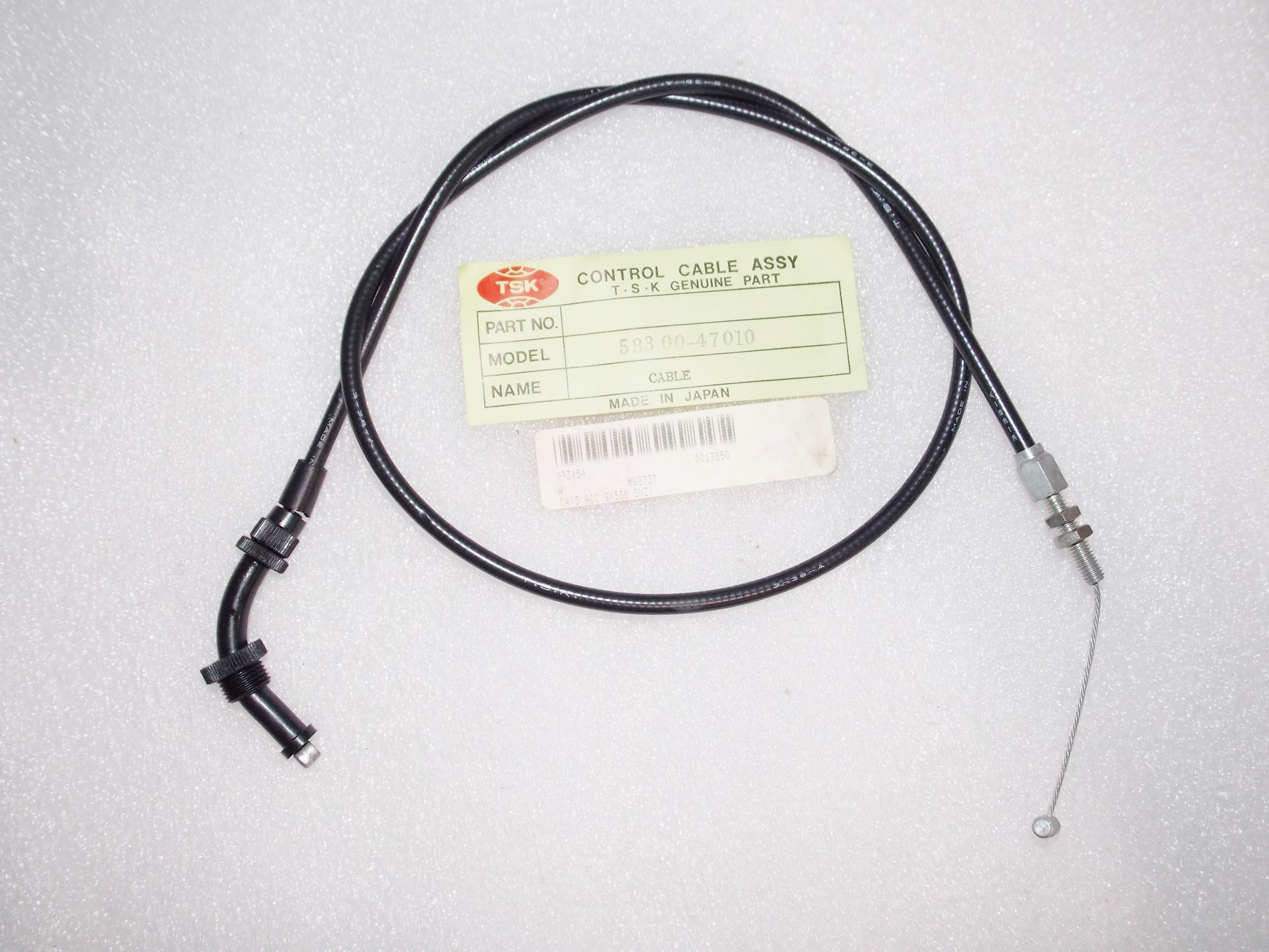 NOS TSK SUZUKI GX500 CABLE THROTTLE 58300-47010 - MotoRaider
