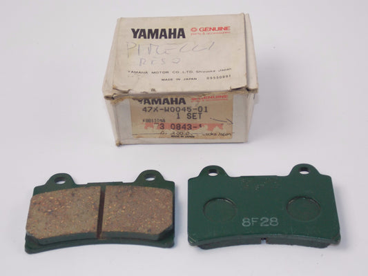 NOS OEM YAMAHA 1985 FZ750N 1986 FZ750S FZ750SC REAR BRAKE PAD KIT 47X-W0045-01 - MotoRaider