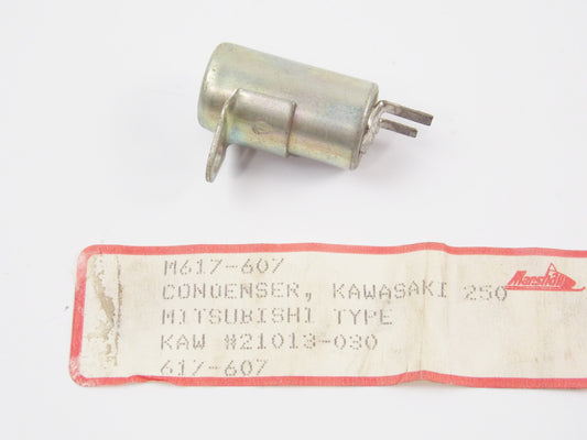 NOS MARSHALL KAWASAKI 1971-1975 F8 IGNITON CONDENSER M617-607 | OE # 21013-030 - MotoRaider