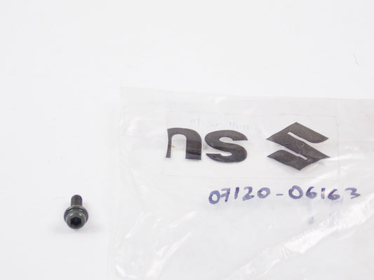 NOS OEM SUZUKI 1994-2009 GDF1200 / GSF600 / C90 / C50 / DR125 BOLT 07120-06163 - MotoRaider