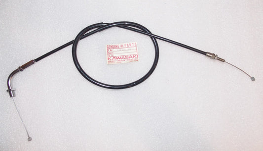 NOS OEM 1977-1989 KAWASAKI Z400 THROTTLE CABLE 54012-139 - MotoRaider