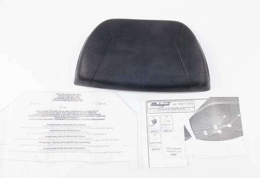 MALAGUTI REAR LUGGAGE PASSENGER BACKREST SUPPORT BLACK 37L 06511203 065.112.03 - MotoRaider