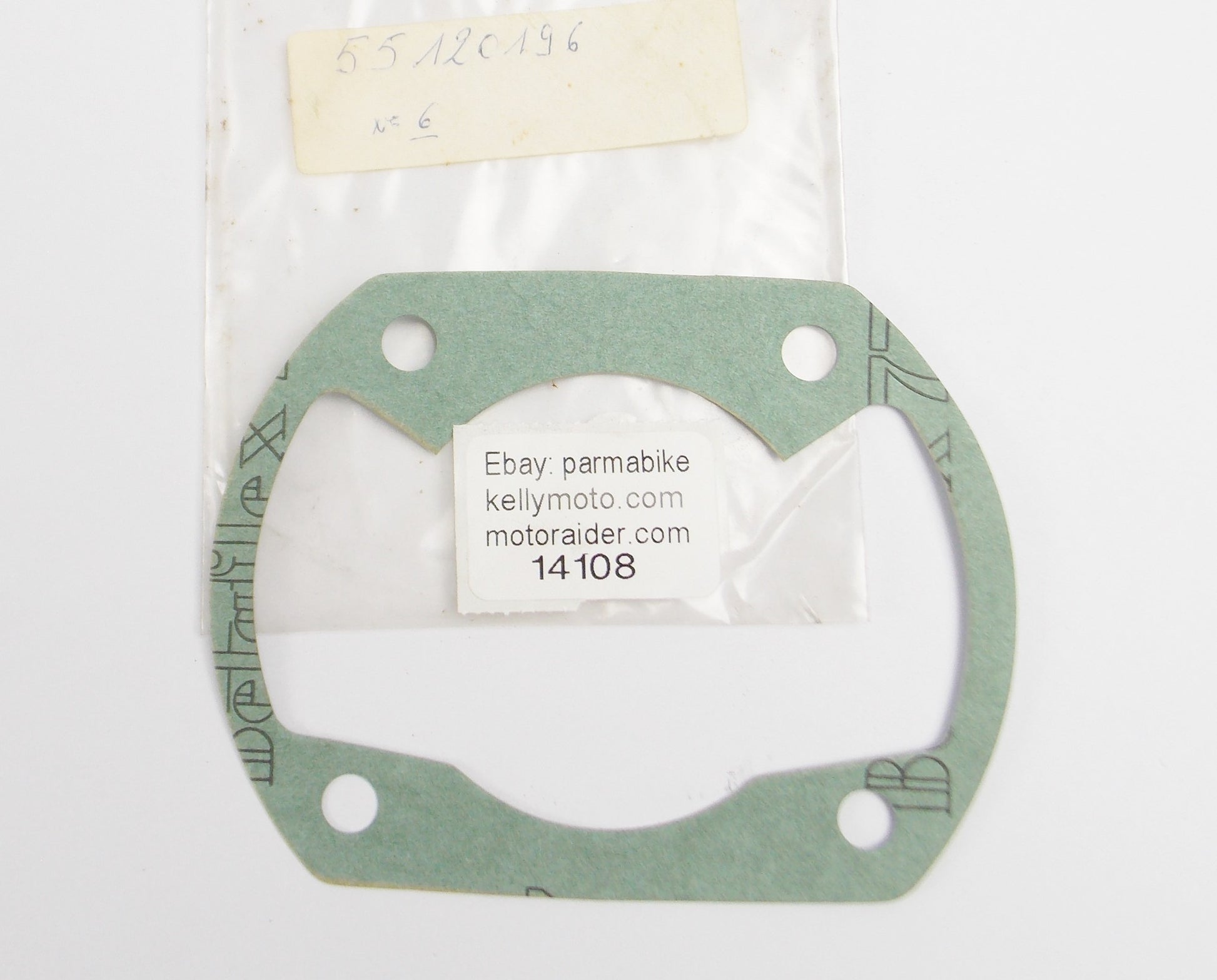 OEM LAVERDA 1985 LB 1 125 SPORT CUSTOM CRANKCASE CYLINDER GASKET 55120196 - MotoRaider
