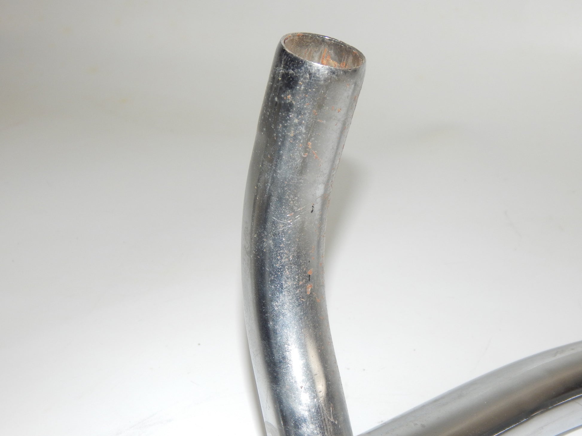 OEM YAMAHA 1982 XS400 RIGHT SIDE EXHAUST MUFFLER PIPE 12E-14721-00 VINTAGE - MotoRaider