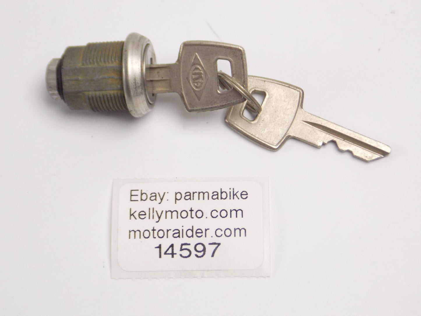 CISA LOCK CYLINDER+KEY MOTORCYCLE LUGGAGE DIAMETER 19 mm - MotoRaider