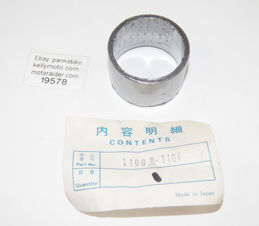 OEM KAWASAKI 1979-87 KZ KL ZL ZX ZN EXHAUST MUFFLER CONNECTING GASKET 11009-1104 - MotoRaider