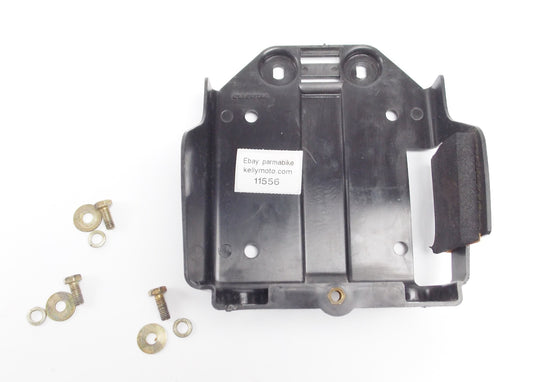 1986 CAGIVA ELEFANTRE 125 BATTERY BOX TRAY HOLDER + SCREWS ELEFANT-3 - MotoRaider