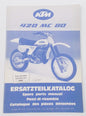 OEM 1980 KTM 420MC SPARE PARTS MANUAL BOOK GERMAN ENGLISH ITALIAN FRENCH - MotoRaider