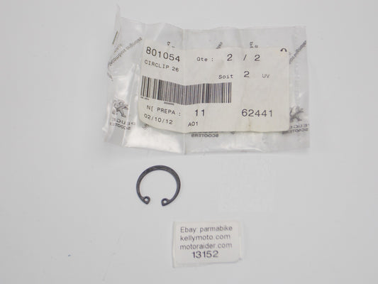 OEM PEUGEOT SCOOTER LXR 125 CIRCLIP WATER PUMP 801054 - MotoRaider