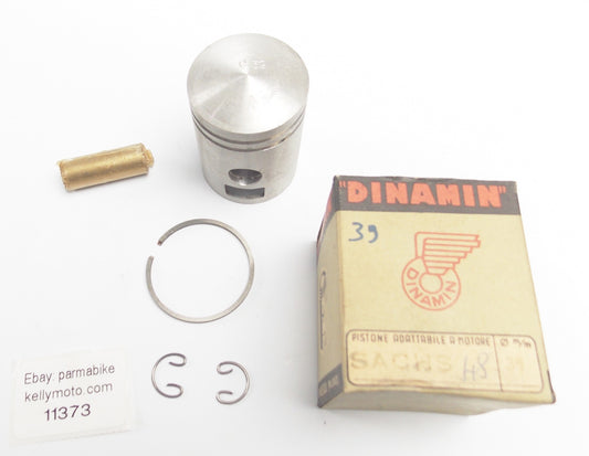 NOS DINAMIN PISTON + PIN + RING + CIRCLIPS D=39mm MOTOR ENGINE SACHS 48 cc - MotoRaider