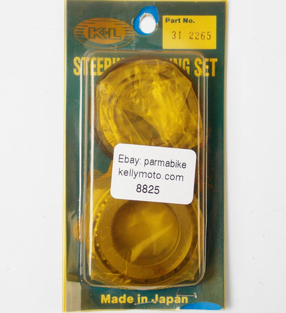 K&L YAMAHA SUZUKI KAWASAKI STEERING STEM SHAFT RACE & BEARING KIT 31-2265 - MotoRaider
