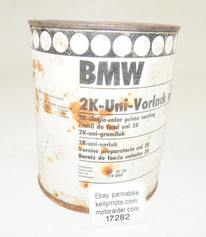 OEM BMW MOTORCYCLE PAINT CAN 1000ml 2K SINGLE COLOR PRIMER COATING - MotoRaider