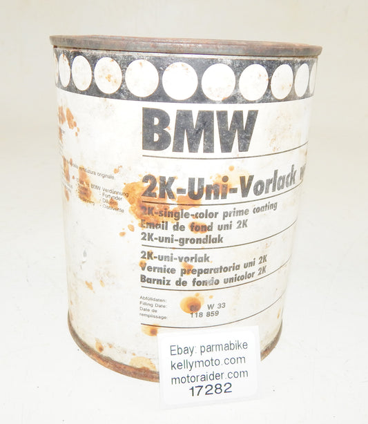 OEM BMW MOTORCYCLE PAINT CAN 1000ml 2K SINGLE COLOR PRIMER COATING - MotoRaider