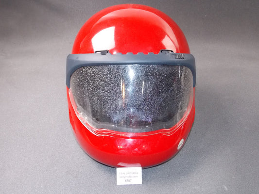SCHUBERTH BMW MODULAR RED MOTORCYCLE HELMET SYS-3 CLEAR SHIELD VISOR SIZE 60-61 - MotoRaider