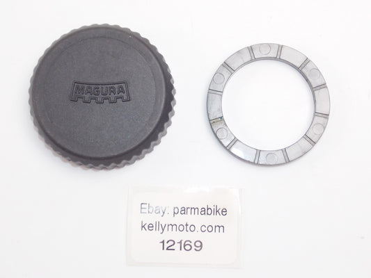 MAGURA FRONT BRAKE MASTER CYLINDER RESERVOIR CAP + SEAL BMW KTM ZUNDAPP LAVERDA - MotoRaider