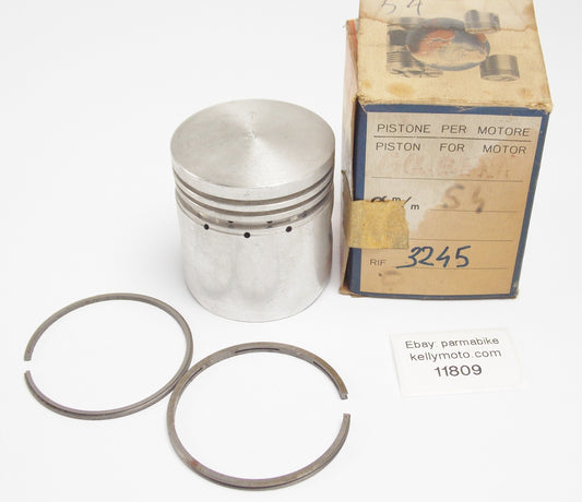 NOS ASSO WERKE 3245 PISTON + RINGS DIAMETER 54 mm GILERA - MotoRaider