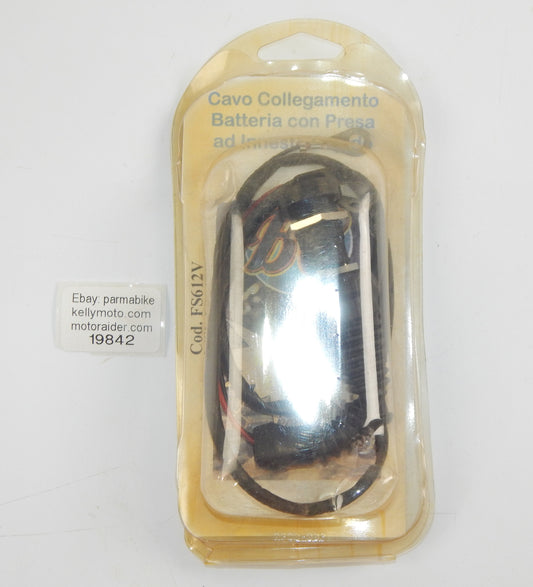 MOTORCYCLE BC ACCESSORIES FS612V CIGAR SOCKET 12 mm DIN.4165 12V (BMW TYPE) - MotoRaider