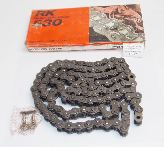 RK MOTORCYCLE CHAIN 530 104 LINK RK530 - MotoRaider