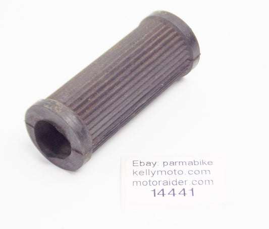 OEM LAVERDA MOTOR KICK STARTER LEVER PEDAL RUBBER PEG L=75mm HOLE=16mm OD=30mm - MotoRaider
