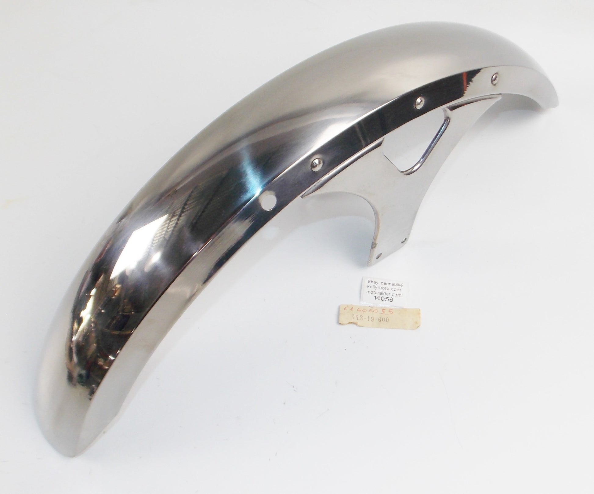 LAVERDA LZ50 ZUNDAPP 1982 CS50 CHROME MUDGUARD FRONT FENDER 448-19.600 61401055 - MotoRaider