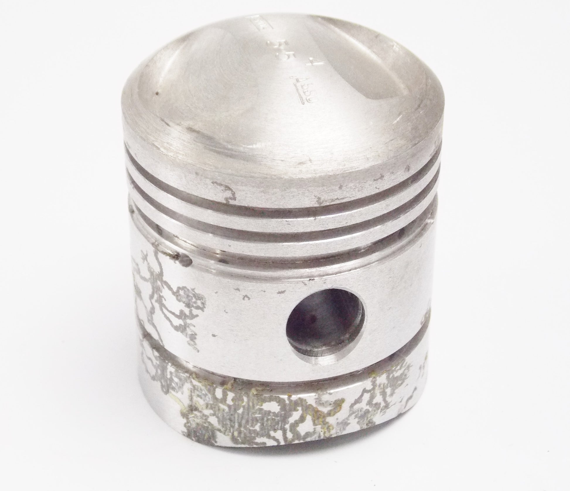 NOS ASSO WERKE PISTON+PIN+RINGS+CLIPS SET CPL 55.4 mm FB MONDIAL 125cc CHAMPION - MotoRaider