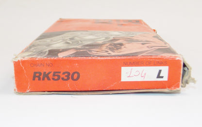 RK MOTORCYCLE CHAIN 530 104 LINK RK530 - MotoRaider