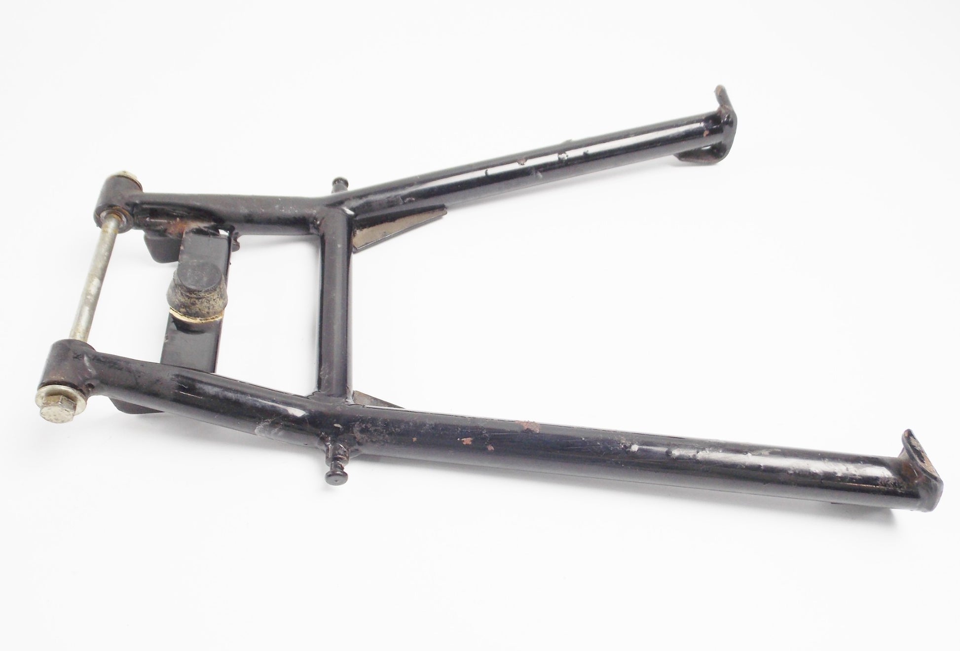 '86 CAGIVA 125 ELEFANTRE FRAME CHASSIS KICK CENTER STAND+SPRING+BOLT+RUBBER STOP - MotoRaider