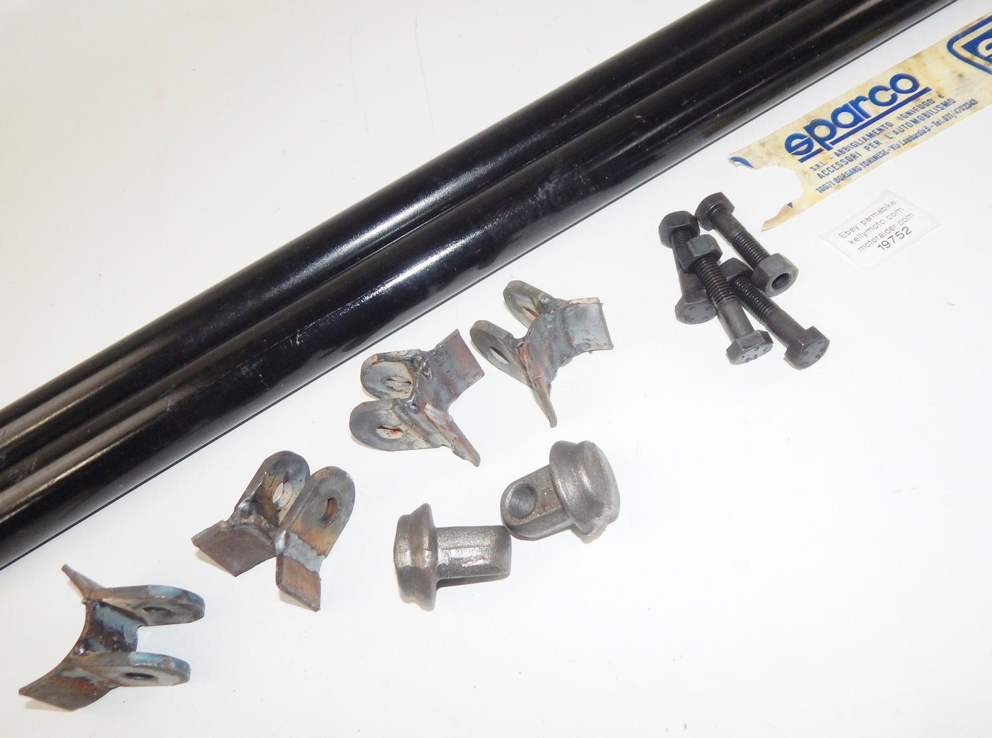 1980's SPARCO RACING CAGE ROLLBAR DOOR BAR KIT L=119cm D=3.8cm FIAT LANCIA VW - MotoRaider