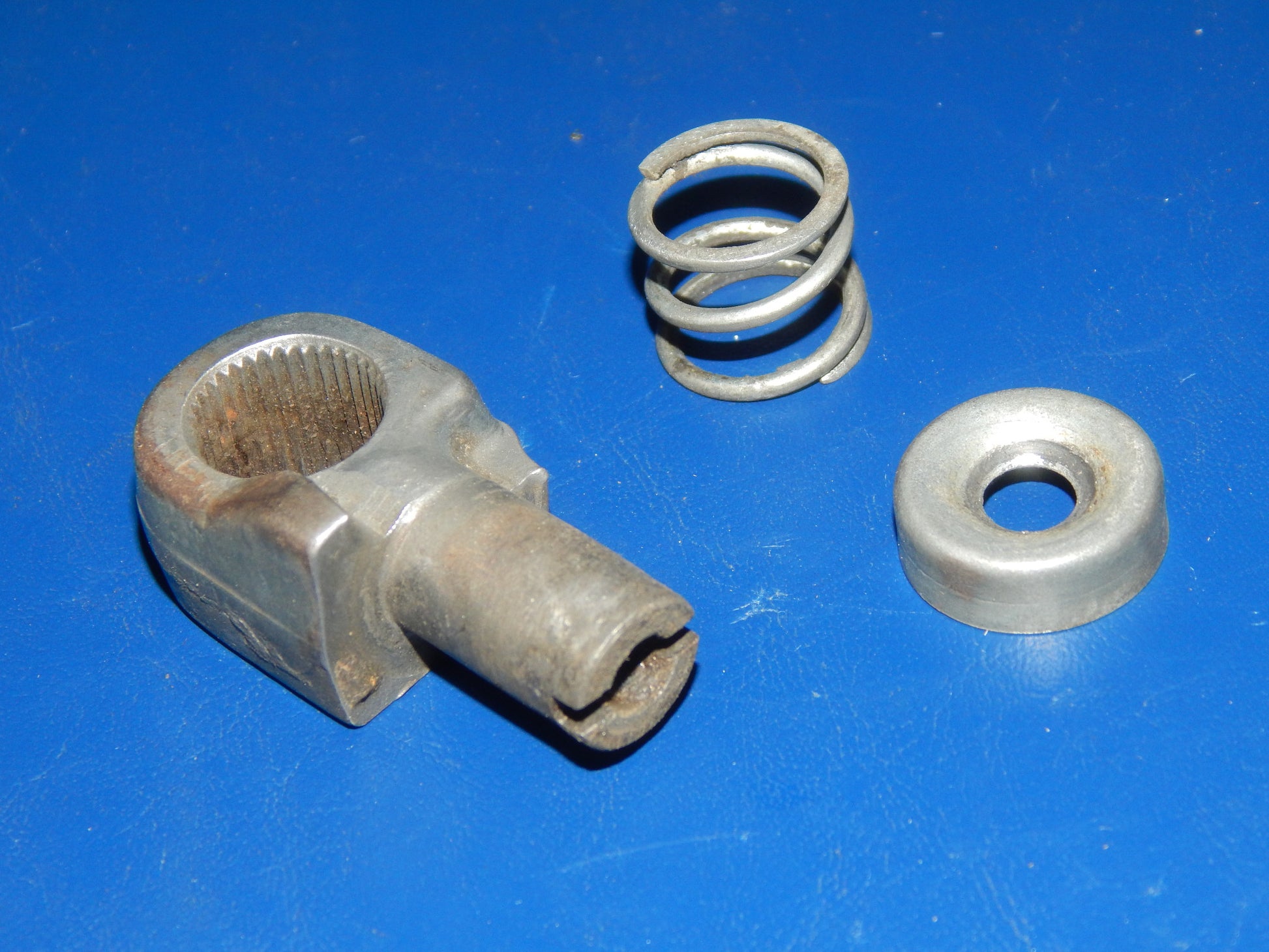 1970's HERCULES GS MX 7sp ENGINE KICK STARTER LEVER PEDAL SWIVEL BASE+SPRING - MotoRaider