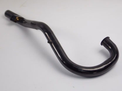 VINTAGE EXHAUST PIPE 4ST MOTOR OD=38mm FLANGE 45mm MORINI DUCATI CAGIVA BLACK - MotoRaider