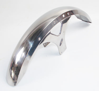LAVERDA LZ50 ZUNDAPP 1982 CS50 CHROME MUDGUARD FRONT FENDER 448-19.600 61401055 - MotoRaider