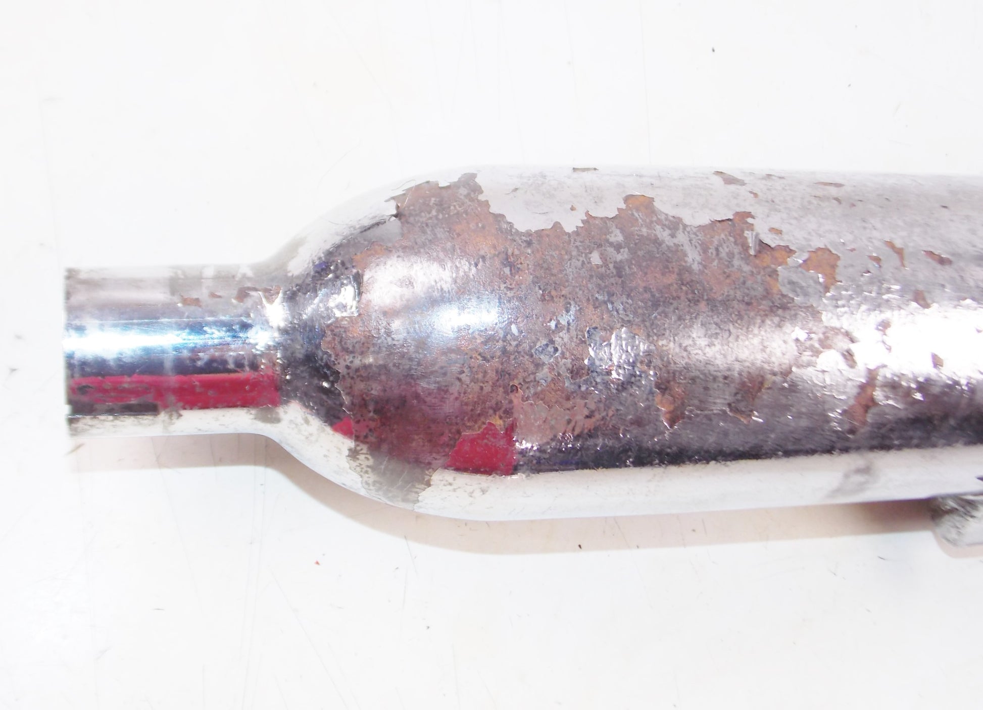 1972 MORINI CORSARO 125 SILENTIUM EXHAUST MUFFLE SILENCER L=635 mm D=32 mm - MotoRaider
