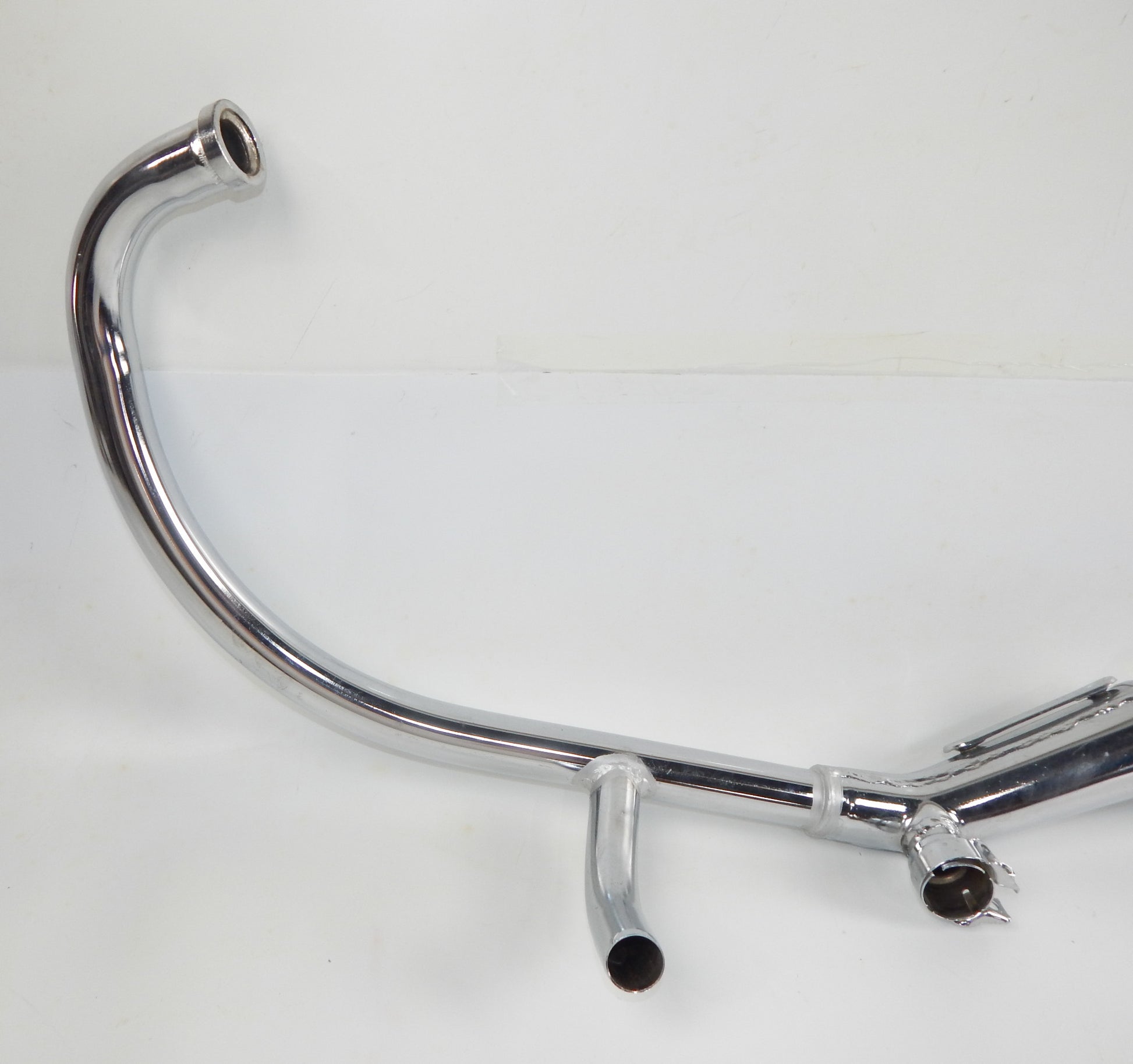 OEM YAMAHA 1982 XS400 RIGHT SIDE EXHAUST MUFFLER PIPE 12E-14721-00 VINTAGE - MotoRaider