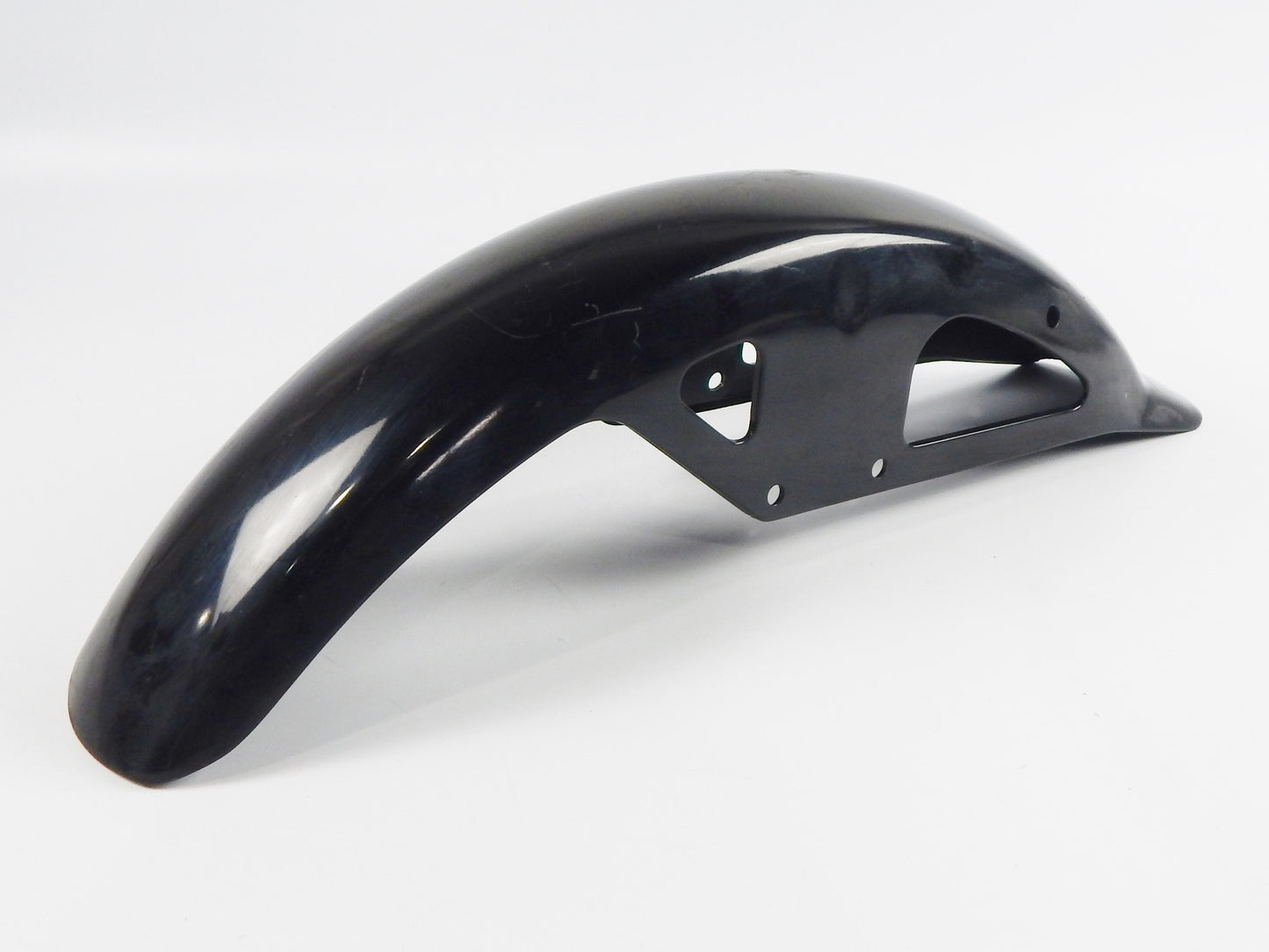 1980's FRONT FENDER BLACK STEEL L=28" W=5" SUZUKI GSE500 VINTAGE MOTORCYCLE - MotoRaider