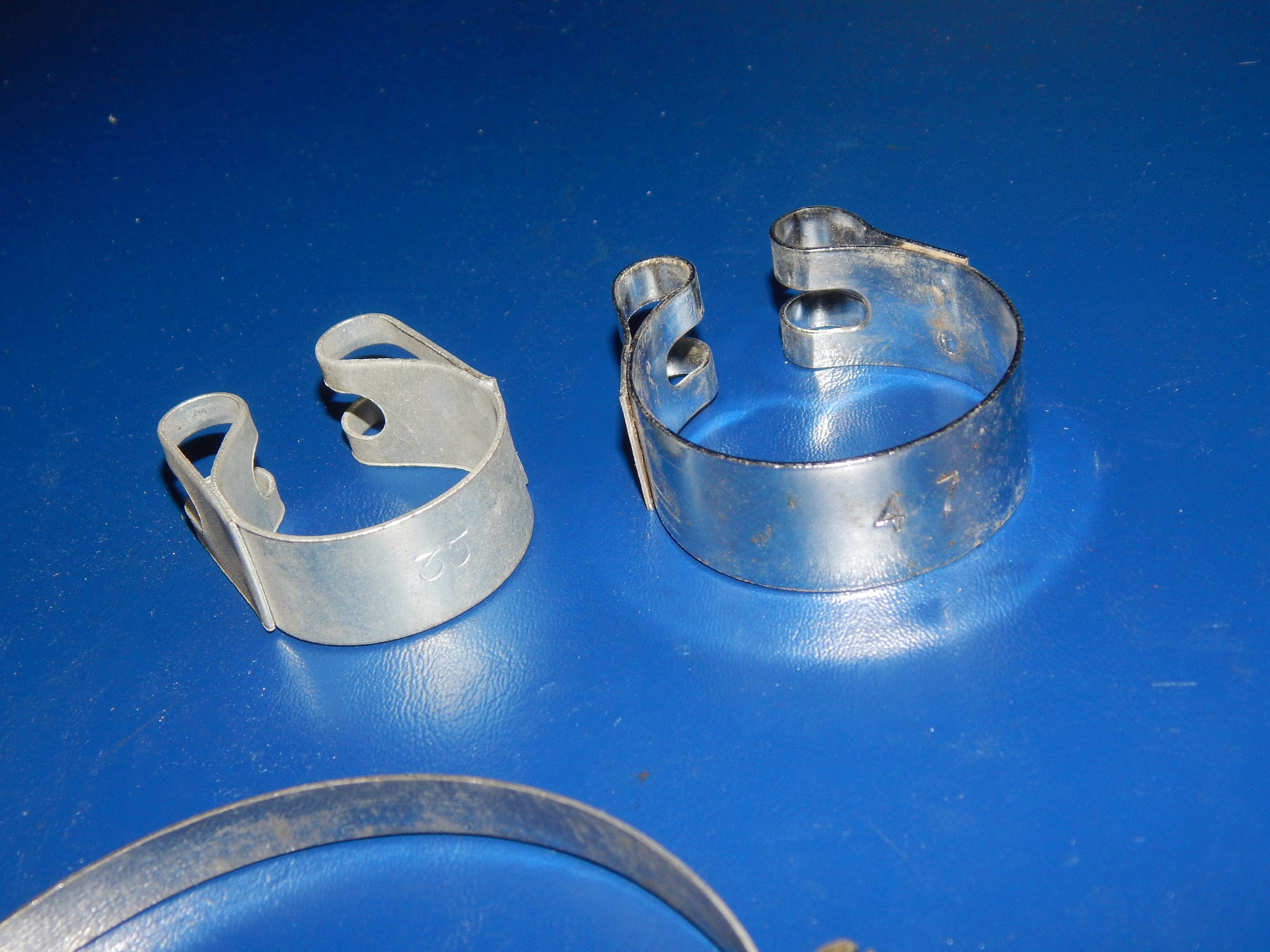 MIXED EXHAUST PIPE CLAMPS 31 35 80-100 NORMA VINTAGE BMW CAGIVA DUCATI - MotoRaider