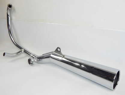 OEM YAMAHA 1982 XS400 RIGHT SIDE EXHAUST MUFFLER PIPE 12E-14721-00 VINTAGE - MotoRaider