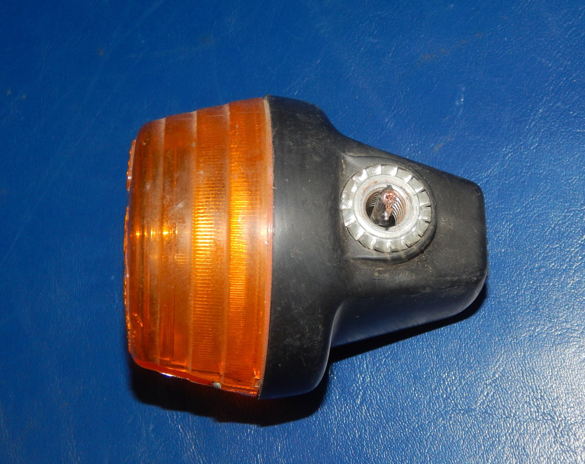 LARGHI TURN SIGNAL AMBER FRONT REAR GUZZI CAGIVA DUCATI VINTAGE ITALY - MotoRaider